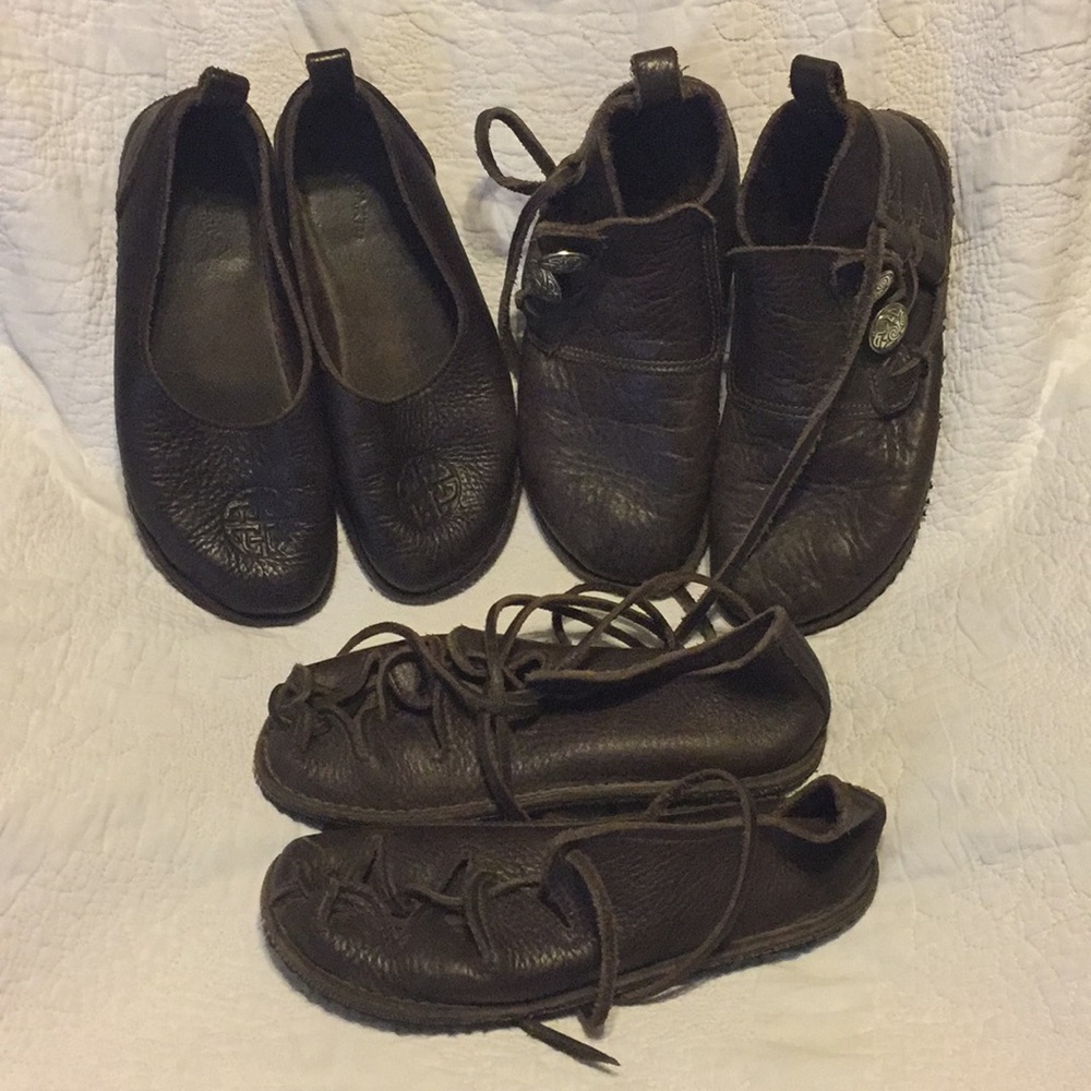 Native Earth Leather shoe lot